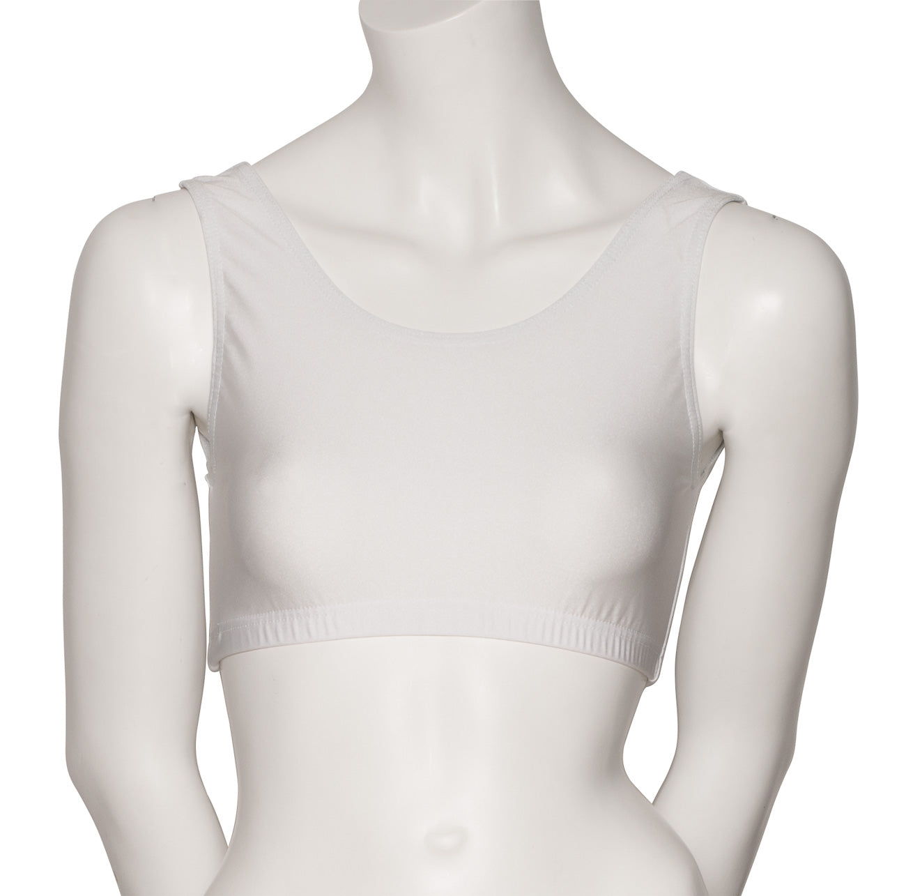 KCTN-6 Women's Shiny Nylon Lycra Tank Back Dance Fitness Gym Crop Top