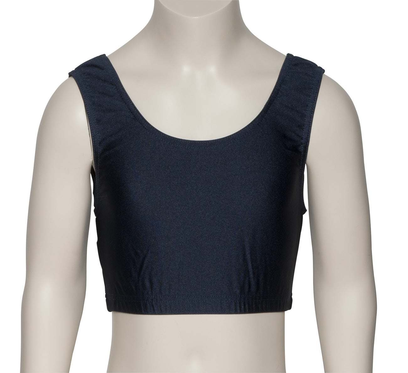KCTN-6 Women's Shiny Nylon Lycra Tank Back Dance Fitness Gym Crop Top