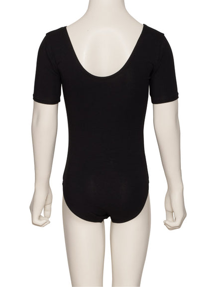 KDC037 Girls All Colours Cotton Short Sleeve Ballet Dance Leotard
