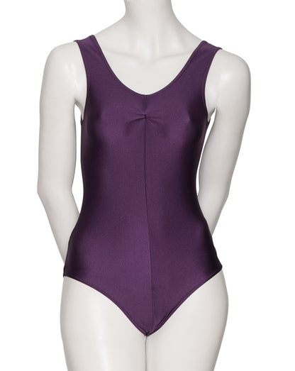 KDC006 Women's All Colours Nylon Lycra Sleeveless Ruched Dance Gymnastics Leotard