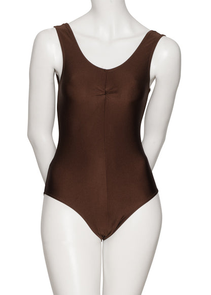 KDC006 Women's All Colours Nylon Lycra Sleeveless Ruched Dance Gymnastics Leotard