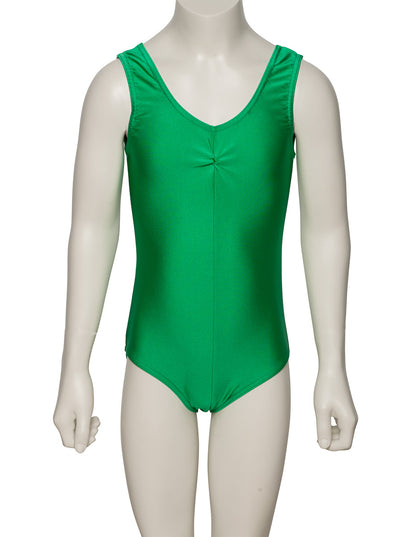 KDC006 Girls All Colours Nylon Lycra Sleeveless Ruched Dance Gymnastics Leotard