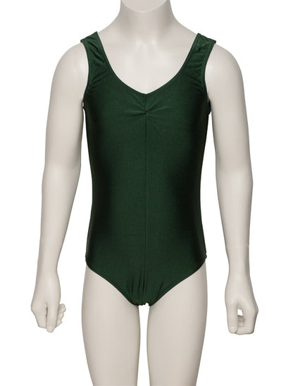KDC006 Girls All Colours Nylon Lycra Sleeveless Ruched Dance Gymnastics Leotard