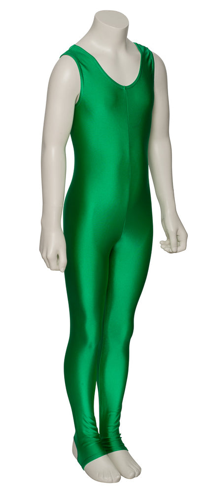 KDC011 Girls All Colours Lycra Sleeveless Dance Catsuit With Stirrups
