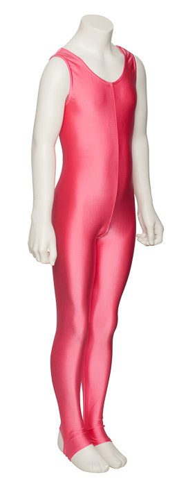 KDC011 Girls All Colours Lycra Sleeveless Dance Catsuit With Stirrups