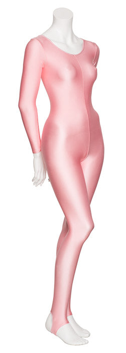 KDC012 Women's All Colours Lycra Long Sleeve Stirrup Dance Catsuit