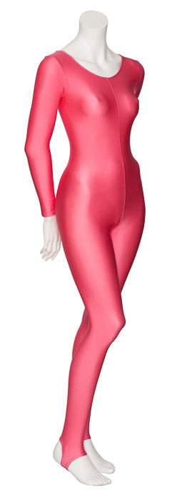 KDC012 Women's All Colours Lycra Long Sleeve Stirrup Dance Catsuit