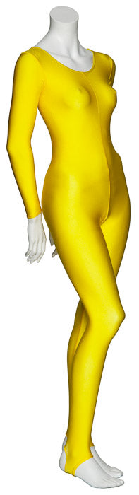 KDC012 Women's All Colours Lycra Long Sleeve Stirrup Dance Catsuit