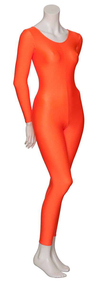 KDC017 Girls All Colours Lycra Long Sleeve Footless Dance Catsuit