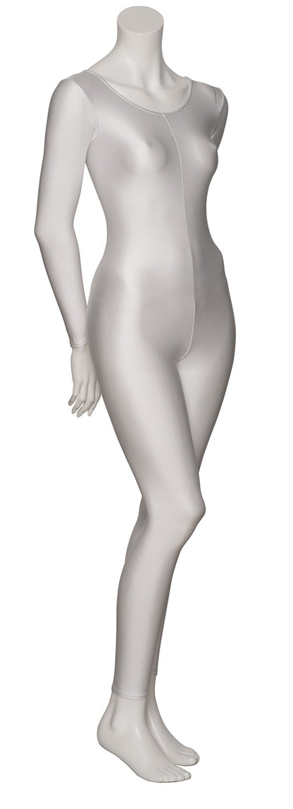 KDC017 Girls All Colours Lycra Long Sleeve Footless Dance Catsuit