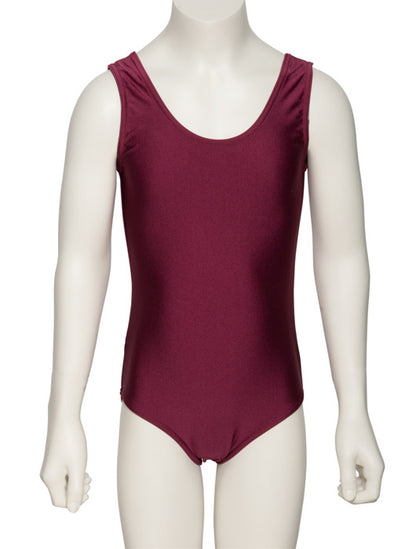 KDC026 Girls All Colours Nylon Lycra Sleeveless Plain Dance Gymnastics Leotard