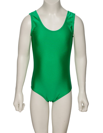 KDC026 Girls All Colours Nylon Lycra Sleeveless Plain Dance Gymnastics Leotard