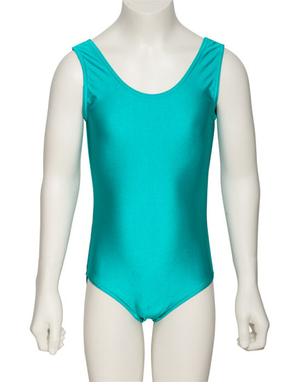 KDC026 Girls All Colours Nylon Lycra Sleeveless Plain Dance Gymnastics Leotard