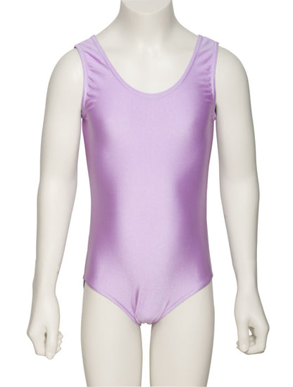 KDC026 Girls All Colours Nylon Lycra Sleeveless Plain Dance Gymnastics Leotard