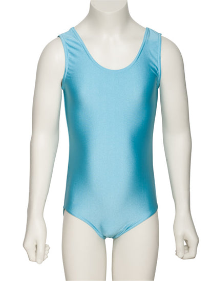 KDC026 Girls All Colours Nylon Lycra Sleeveless Plain Dance Gymnastics Leotard