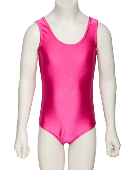 KDC026 Girls All Colours Nylon Lycra Sleeveless Plain Dance Gymnastics Leotard