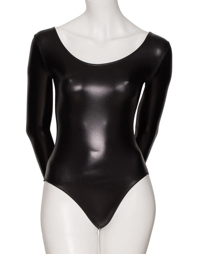 KDC029 Women's Shiny METALLIC All Colours Long Sleeve Dance Leotard