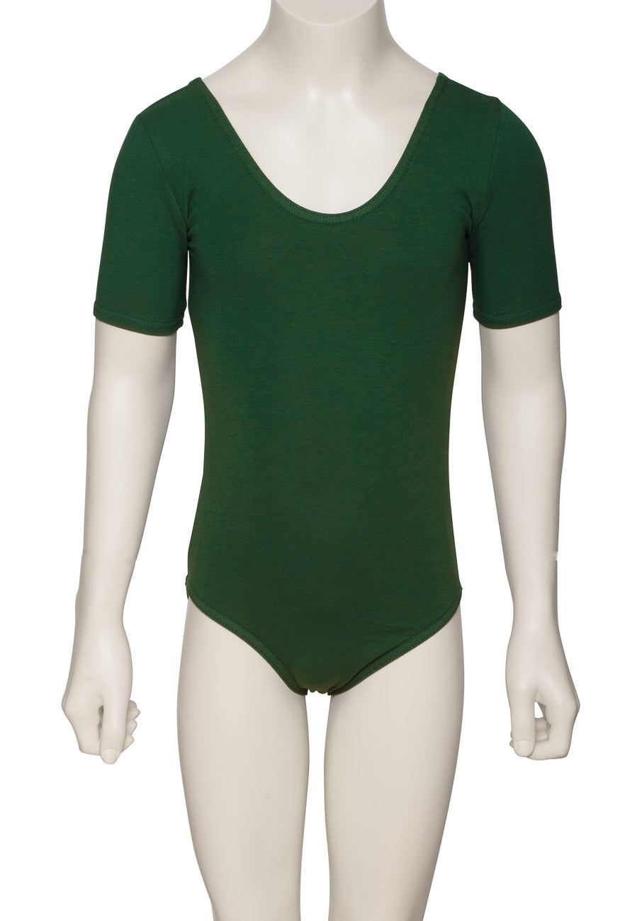 KDC037 Girls All Colours Cotton Short Sleeve Ballet Dance Leotard