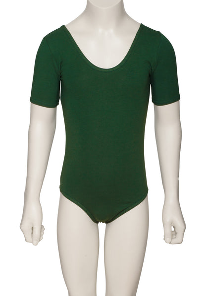 KDC037 Girls All Colours Cotton Short Sleeve Ballet Dance Leotard