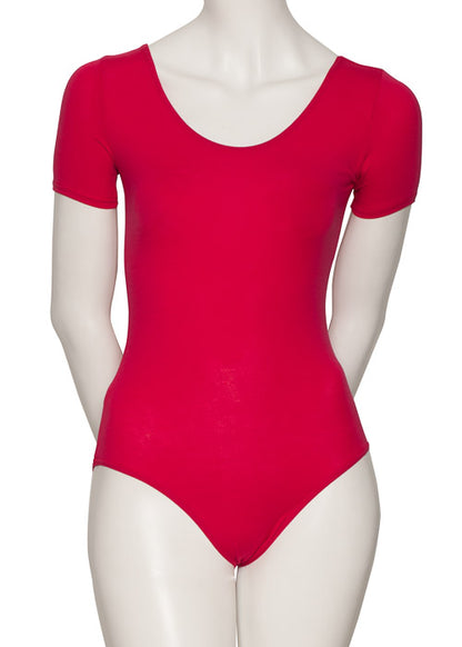 KDC037 Women's All Colours Cotton Short Sleeve Ballet Dance Leotard