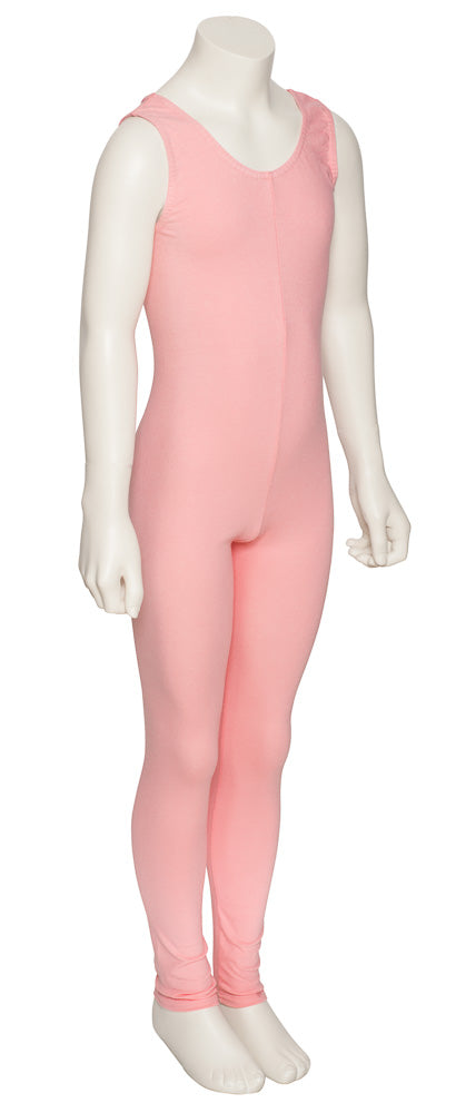 KDC056 Girls All Colours Cotton Sleeveless Footless Catsuit Unitard