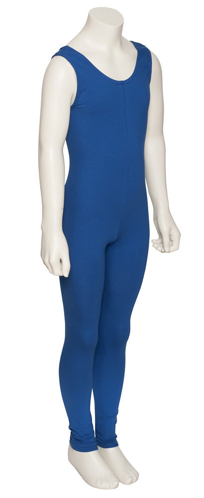 KDC056 Girls All Colours Cotton Sleeveless Footless Catsuit Unitard