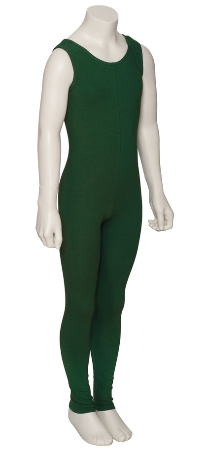 KDC056 Girls All Colours Cotton Sleeveless Footless Catsuit Unitard