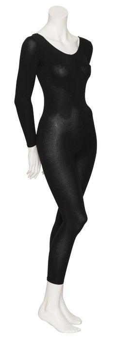 KDC057 Women's All Colours Cotton Long Sleeve Footless Catsuit Unitard