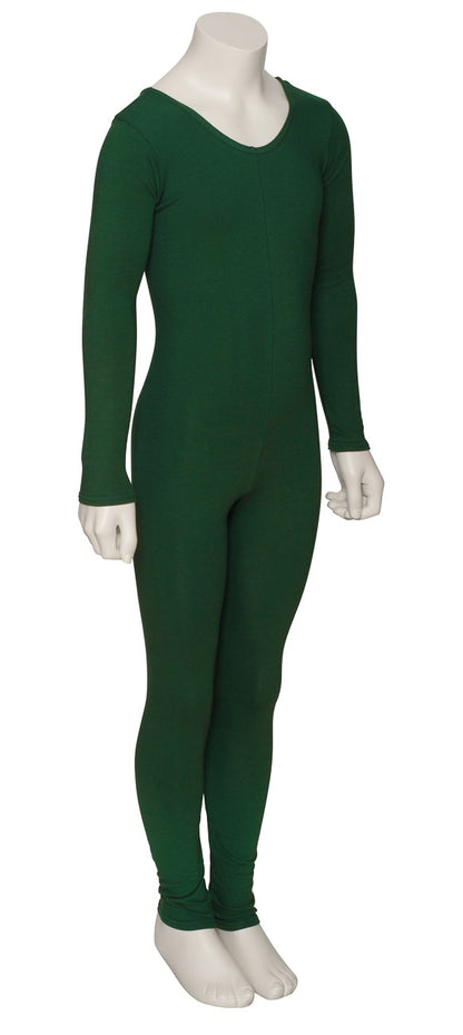 KDC057 Girls All Colours Cotton Long Sleeve Footless Catsuit Unitard