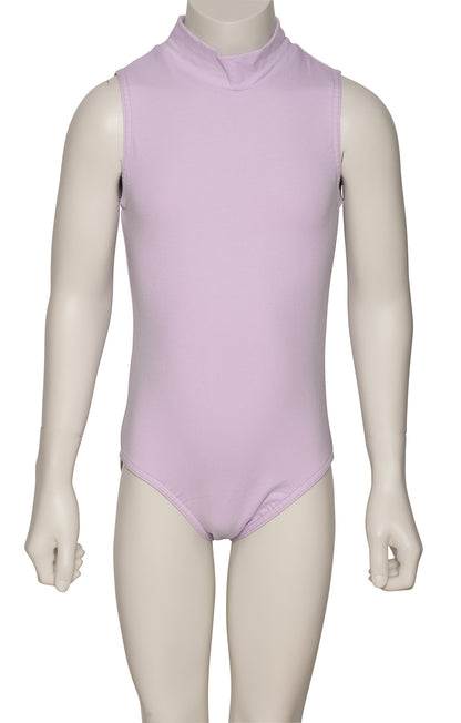 KDGC014 Girls All Colours High Neck Cotton Sleeveless Leotard