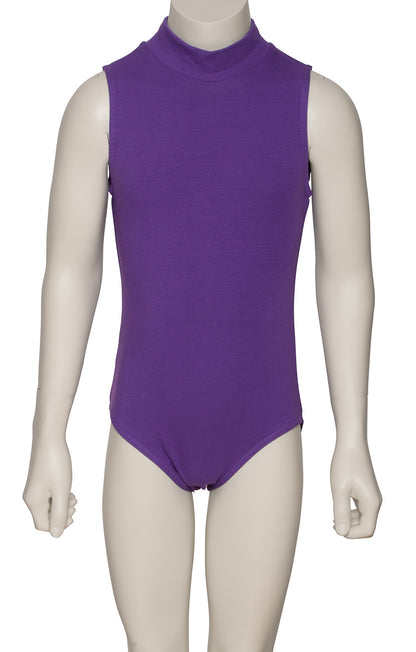 KDGC014 Girls All Colours High Neck Cotton Sleeveless Leotard