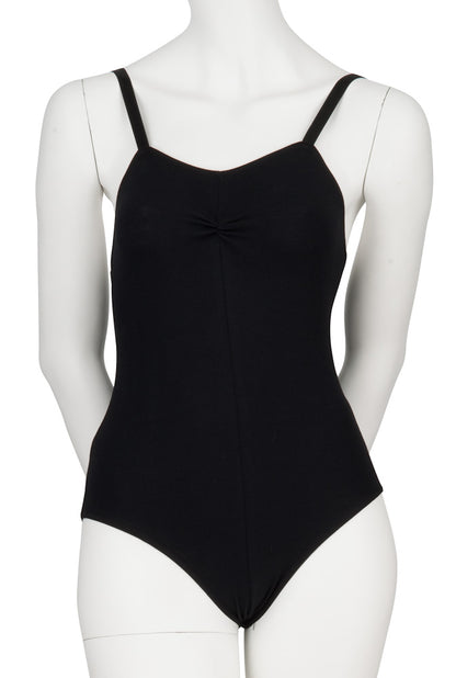 KDC021 Ballet Dance Cotton Ruched Camisole Leotard RAD & ISTD All Colours