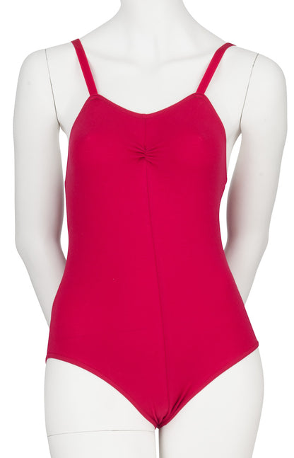 KDC021 Ballet Dance Cotton Ruched Camisole Leotard RAD & ISTD All Colours