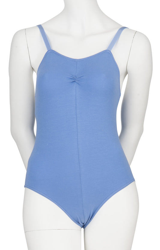KDC021 Ballet Dance Cotton Ruched Camisole Leotard RAD & ISTD All Colours