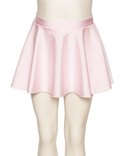 KDSK01 Girls All Colours Nylon Lycra Pull On Circular Dance Skirt