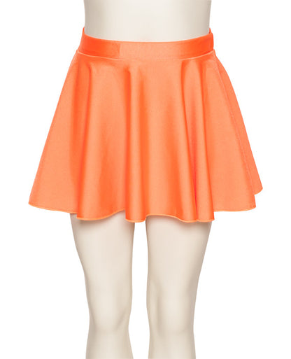 KDSK01 Girls All Colours Nylon Lycra Pull On Circular Dance Skirt
