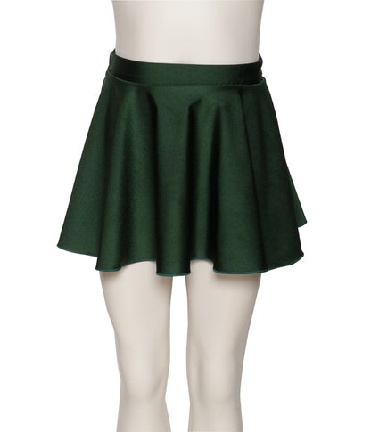 KDSK01 Girls All Colours Nylon Lycra Pull On Circular Dance Skirt