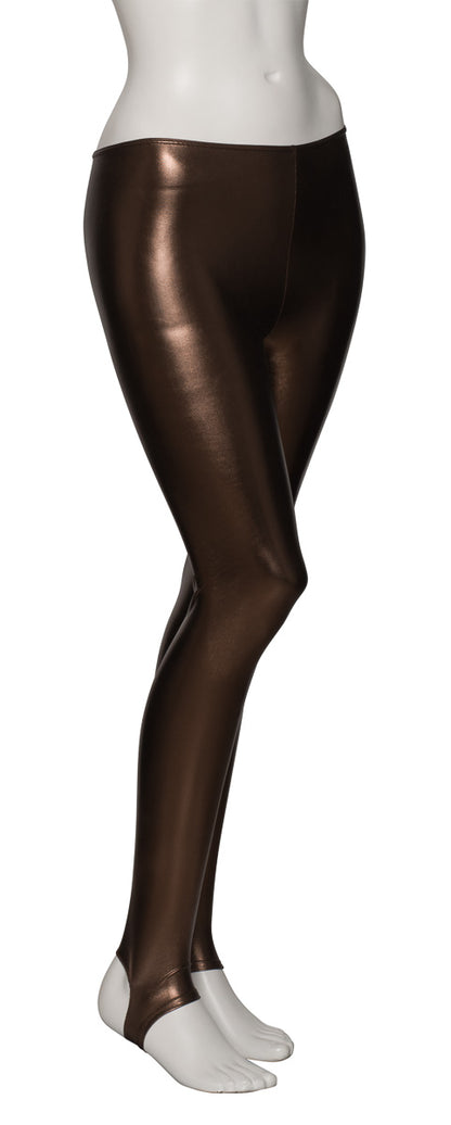 KDT001 Women's All Colours Shiny METALLIC Shiny Dance Tights Leggings With Stirrups