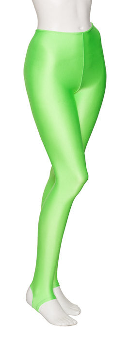 KDT001 Women's All Colours Shiny Nylon Lycra Dance Tights Leggings With Stirrups