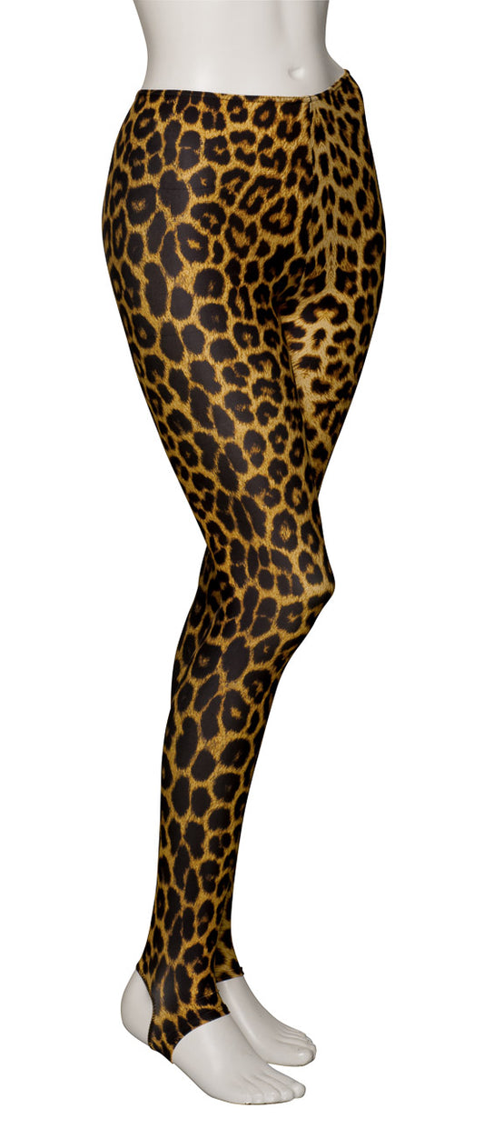 KDT001 Women's Girls All Colours ANIMAL PRINT Dance Tights Leggings With Stirrups