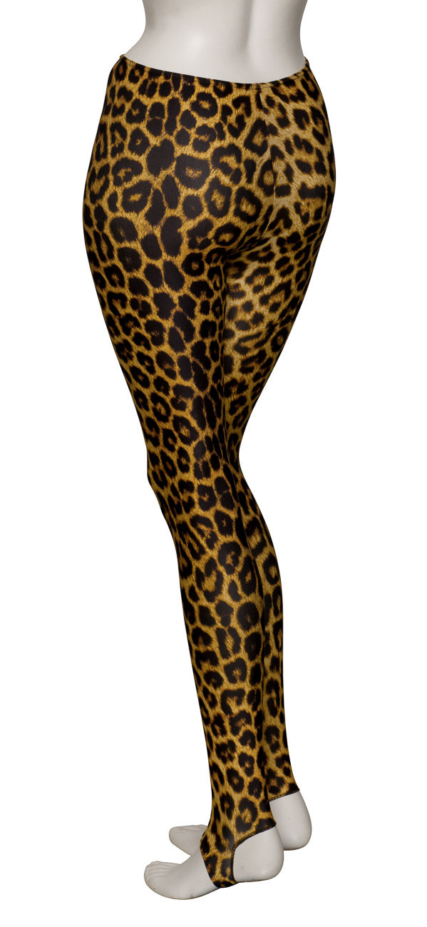 KDT001 Women's Girls All Colours ANIMAL PRINT Dance Tights Leggings With Stirrups