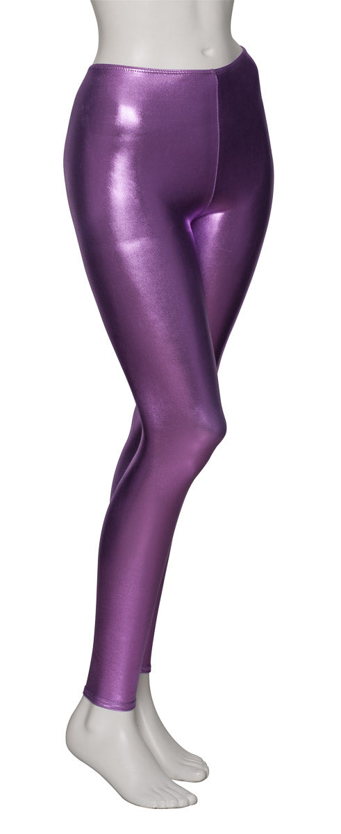 KDT002 Women's All Colours Shiny METALLIC Shiny Dance Footless Tights Leggings