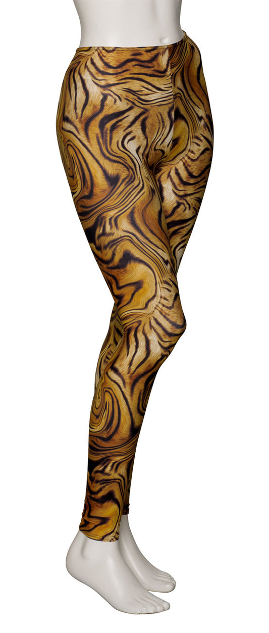 KDT002 Women's Girls All Colours ANIMAL PRINT Dance Footless Tights Leggings