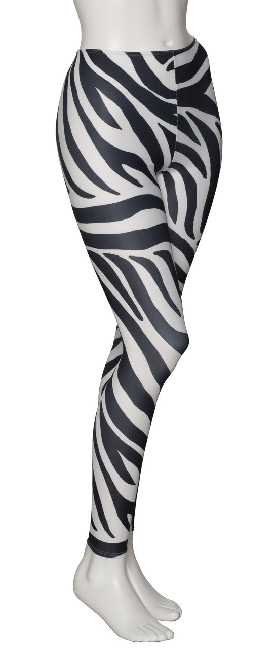 KDT002 Women's Girls All Colours ANIMAL PRINT Dance Footless Tights Leggings