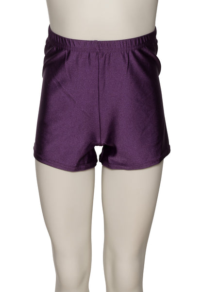 KHPN-5 Girls All Colours Nylon Lycra Dance Gymnastics Running Shorts Hot Pants