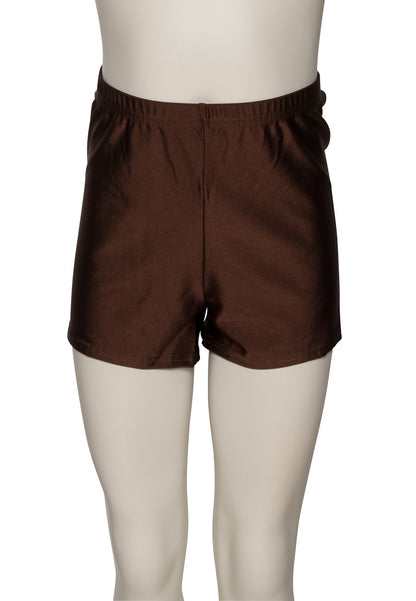 KHPN-5 Girls All Colours Nylon Lycra Dance Gymnastics Running Shorts Hot Pants