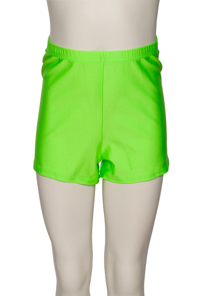 KHPN-5 Girls All Colours Nylon Lycra Dance Gymnastics Running Shorts Hot Pants
