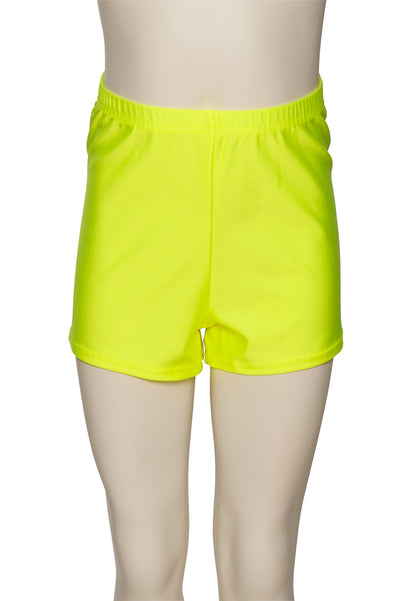 KHPN-5 Girls All Colours Nylon Lycra Dance Gymnastics Running Shorts Hot Pants