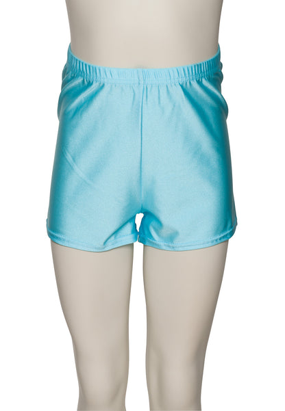 KHPN-5 Girls All Colours Nylon Lycra Dance Gymnastics Running Shorts Hot Pants