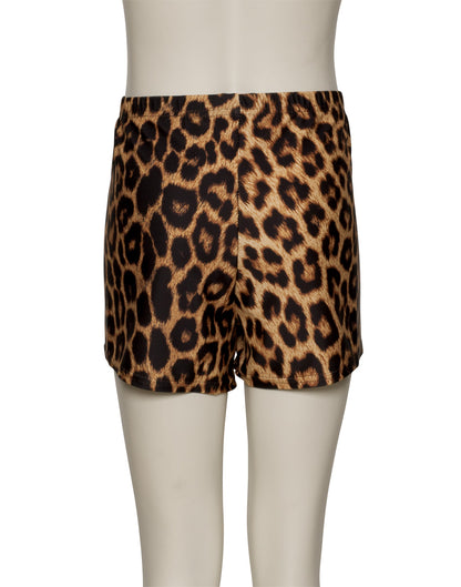 KHPP-5 All Sizes variety of Animal Print Dance Gymnastics Running Shorts Hot Pants
